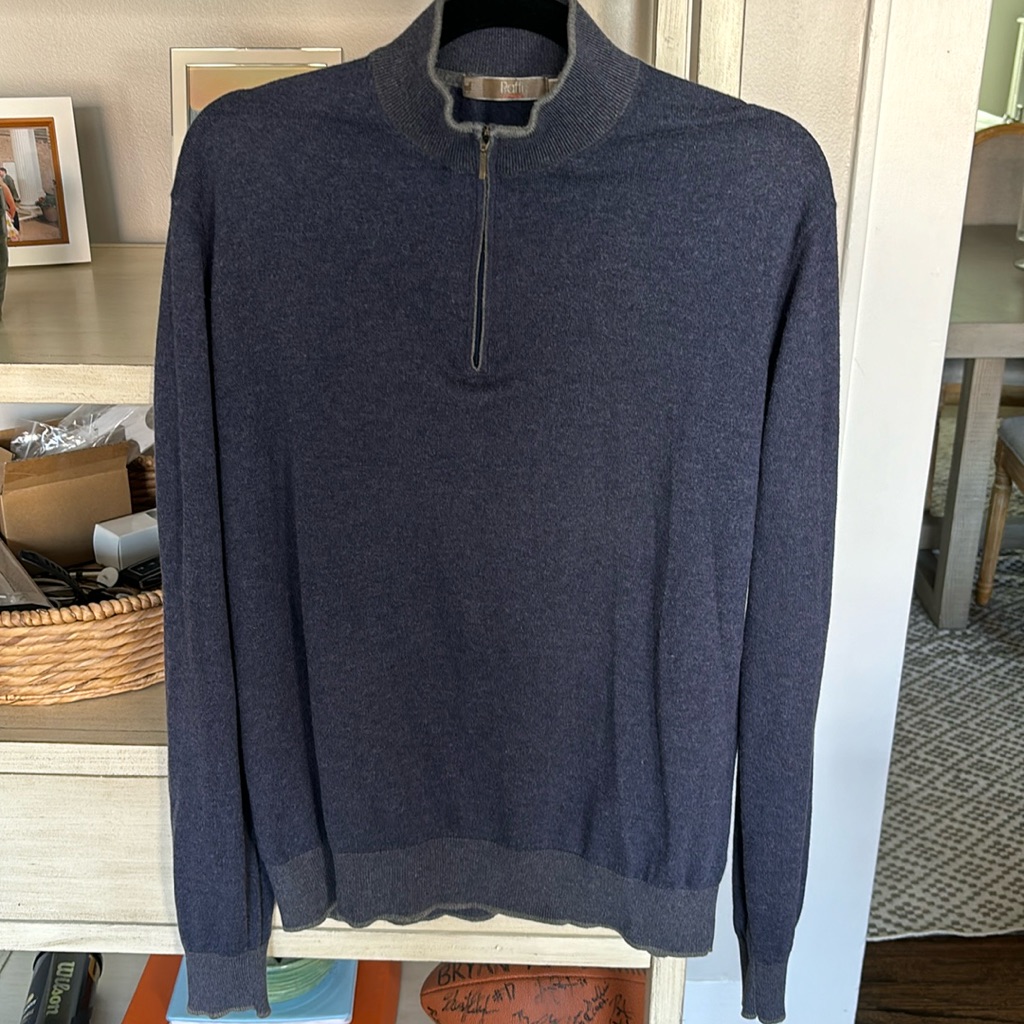 Men’s Raffi Cashmere Quarter Zip